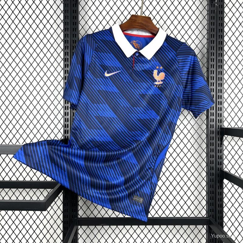 Camiseta de fútbol Francia 2026 LOCAL MANGA CORTA VERSION FAN